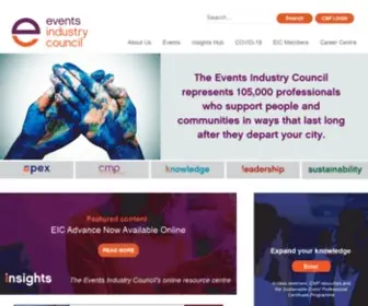 Eventscouncil.org(Events industry council) Screenshot