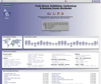 Eventseye.com(Trade Show Directory) Screenshot