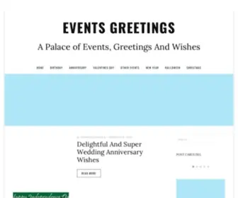 Eventsgreetings.com(Events Greetings) Screenshot