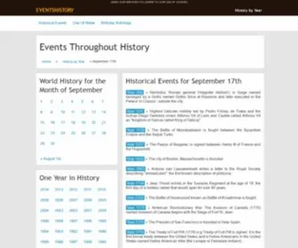 Eventshistory.com(Historical Events) Screenshot