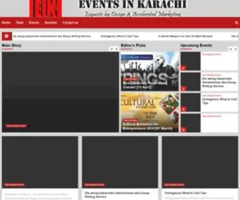 Eventsinkarachi.com(Events in Karachi) Screenshot