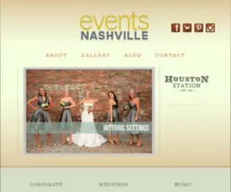 Eventsnashville.net(Events Nashville) Screenshot