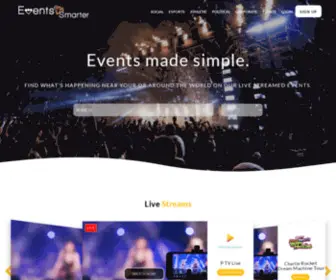 Eventssmarter.com(Buy & Sell Tickets at EventsSmarter) Screenshot