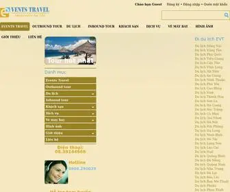 Eventstravel.com.vn(Events Travel) Screenshot