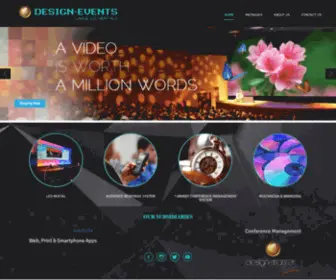 Eventswithlife.com(Design-Master Events) Screenshot