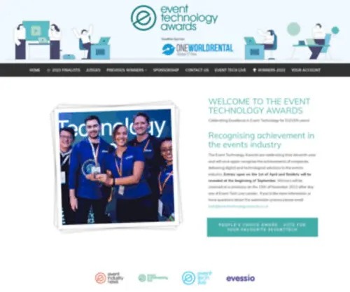 Eventtechnologyawards.co.uk(The Event Technology Awards) Screenshot