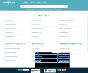 Eventticketscenter.com(Buy Tickets To Any Event) Screenshot