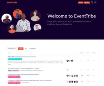 Eventtribe.com(A Community For Event Professionals) Screenshot