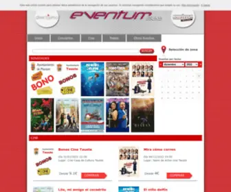 Eventum365.com(Próximos eventos para comprar entradas) Screenshot