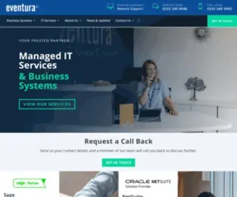 Eventura.com(Managed IT Services) Screenshot