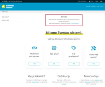 Eventus.si(Eventus Sistemi) Screenshot