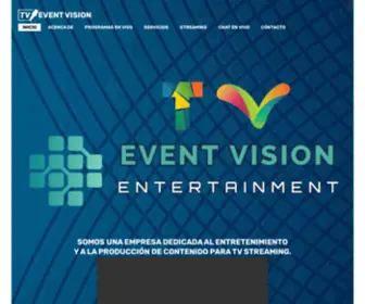 Eventvisiontv.com(Inicio) Screenshot