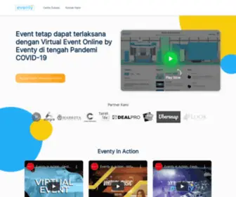 Eventy.id(Virtual Event Online Management System Indonesia) Screenshot