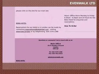 Evenwalk.com(Domain parking page) Screenshot