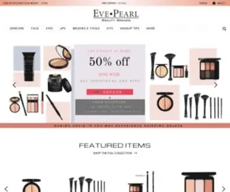 Evepearl.com(Cosmetics and Makeup with Skincare for Every Complexion) Screenshot