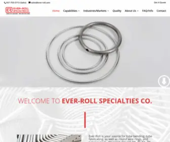 Ever-Roll.com(Small Diameter Tube Bending & Tube Fabrication) Screenshot