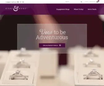 Everandever.com(Shop Diamond Engagement Rings) Screenshot