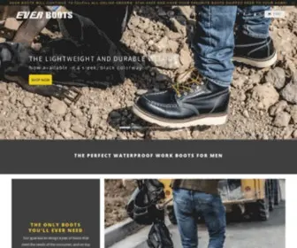 Everboots.com(Best Work Boots For Men) Screenshot