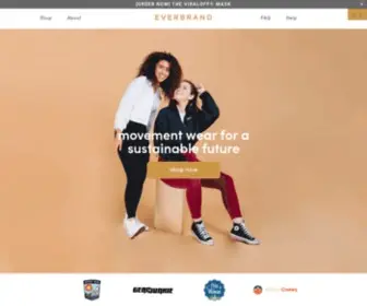 Everbrand.us(We craft innovative outdoor movement wear) Screenshot