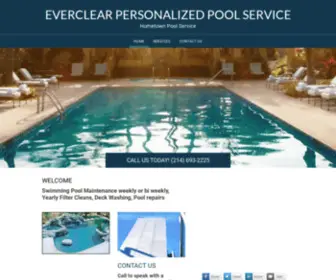 Everclearpersonalizedpool.com(Everclear Personalized Pool Service) Screenshot