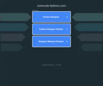 Evercode-Fashion.com(Evercode Fashion) Screenshot