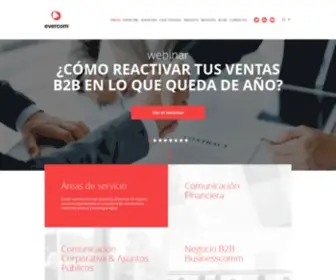 Evercom.es(Comunicación y estrategia digital en España) Screenshot