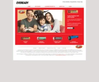 Eveready.com(Eveready gold® eveready ® super heavy duty eveready ®) Screenshot