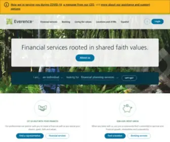 Everence.com(Everence. We are a faith) Screenshot