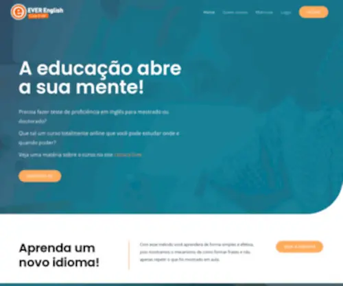 Everenglish.com.br(Curso de inglês) Screenshot