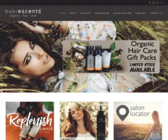 Everescents.com.au(EverEscents Organic Hair Care) Screenshot