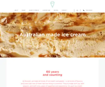 Everest-Icecream.com.au(Everest Icecream) Screenshot