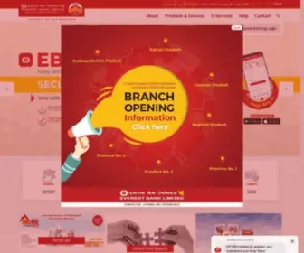 Everestbankltd.com(Everest Bank) Screenshot