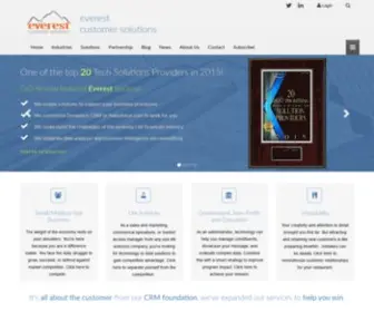 Everestcrm.com(Everest Customer Solutions) Screenshot