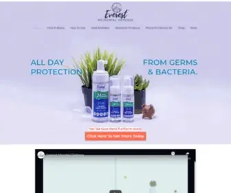 Everestdefense.com(Everest Microbial Defense) Screenshot