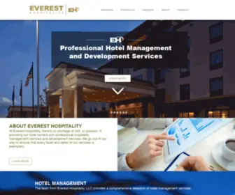 Everesthospitality.net(Hotel Development And Management) Screenshot