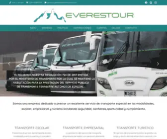 Everestoursas.com(EVEREST TOURS) Screenshot