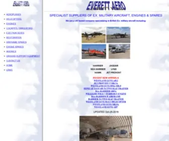 Everettaero.com(EVERETT AERO SALES & SUPPORT) Screenshot