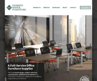 Everettofficefurniture.com(Commercial Office Furniture Store) Screenshot