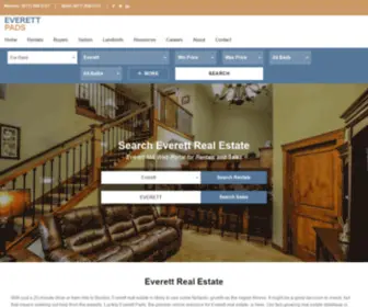 Everettpads.com(Everett Apartments) Screenshot