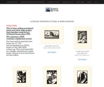 Everettruess.com(Officially Licensed Prints and Gifts) Screenshot