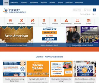 Everettsd.org(Everett Public Schools) Screenshot