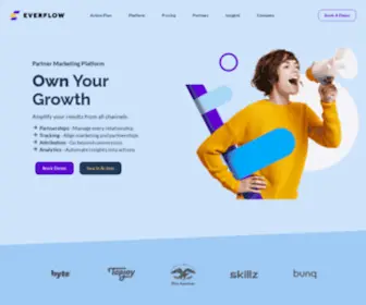 Everflow.io(Partner Marketing Platform) Screenshot