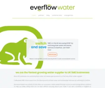 Everflowwater.com(Business utilities made simple) Screenshot