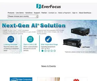 Everfocus.com Screenshot