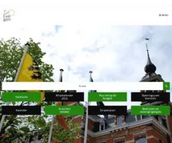 Evergem.be(Gemeente evergem) Screenshot