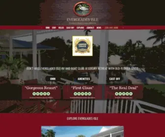 Evergladesisle.com(Everglades Isle) Screenshot