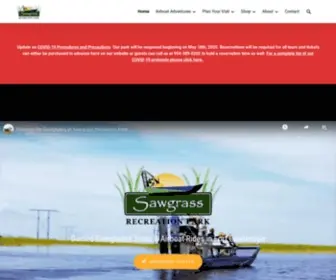 Evergladestours.com(Sawgrass Recreation Park) Screenshot