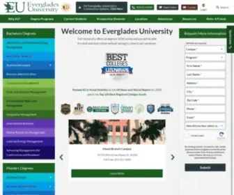 Evergladesuniversity.edu(Everglades university) Screenshot