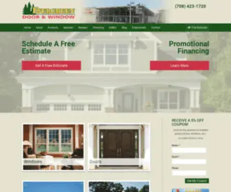 Evergreen-Door.com(Replacement Windows & Doors Chicago) Screenshot