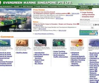 Evergreen-Marine.com.sg(EVERGREEN MARINE (SINGAPORE) PTE LTD) Screenshot